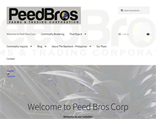 Tablet Screenshot of peedbroscorp.com